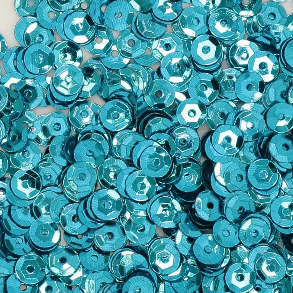 Lentejuelas Turquesa Craftelier 5mm