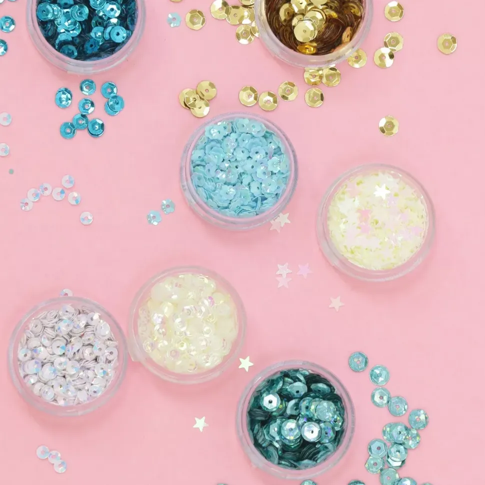 Lentejuelas Turquesa Craftelier 5mm