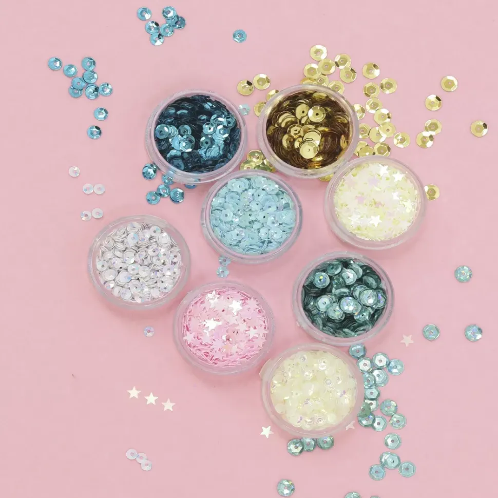 Lentejuelas Turquesa Craftelier 5mm