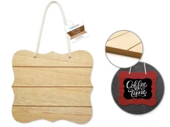 Letrero de madera Multicraft