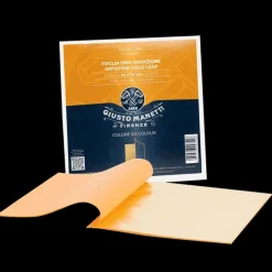 Libro 25 hojas imitación pan de oro Color 2,5 Giusto Manetti 14x14cm