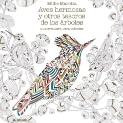 Libro para colorear Aves Hermosas y Otros Tesoros de los Árboles Blume