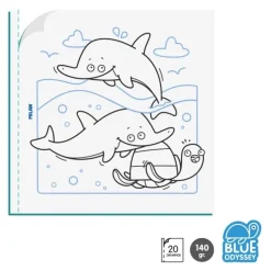 Libro para colorear Blue odyssey Milan