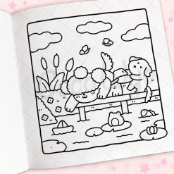 Libro para colorear Cozy Cuties