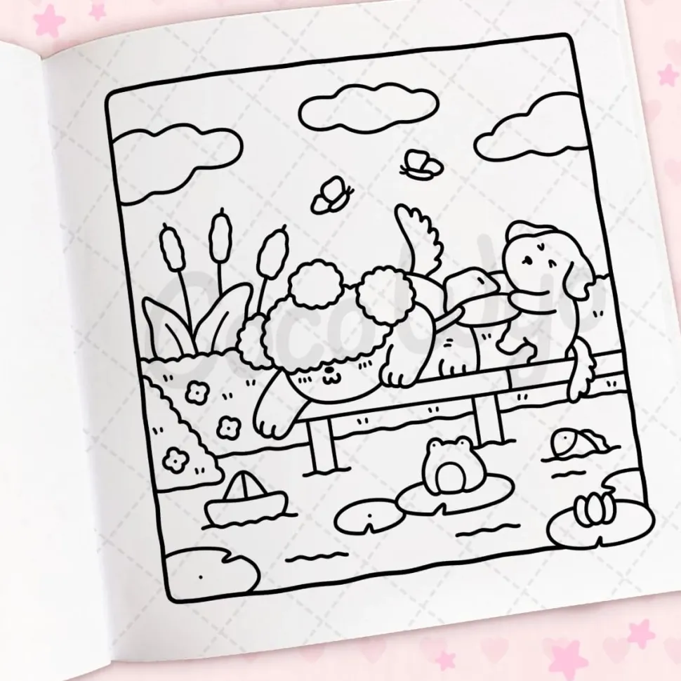 Libro para colorear Cozy Cuties