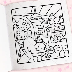 Libro para colorear Cozy Cuties