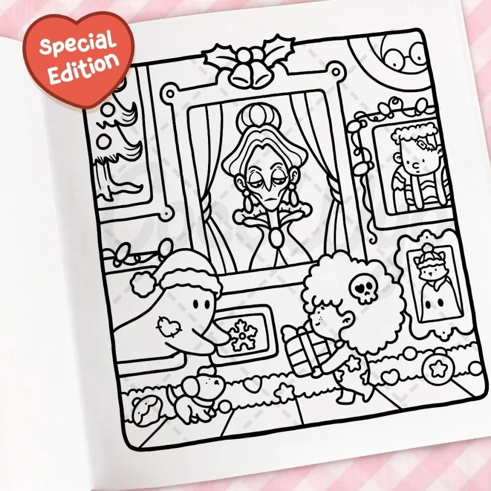 Libro para colorear Cozy Christmas