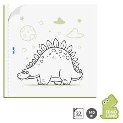 Libro para colorear Dino land Milan