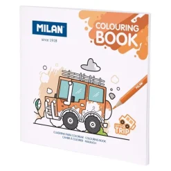 Libro para colorear Let's go trip Milan