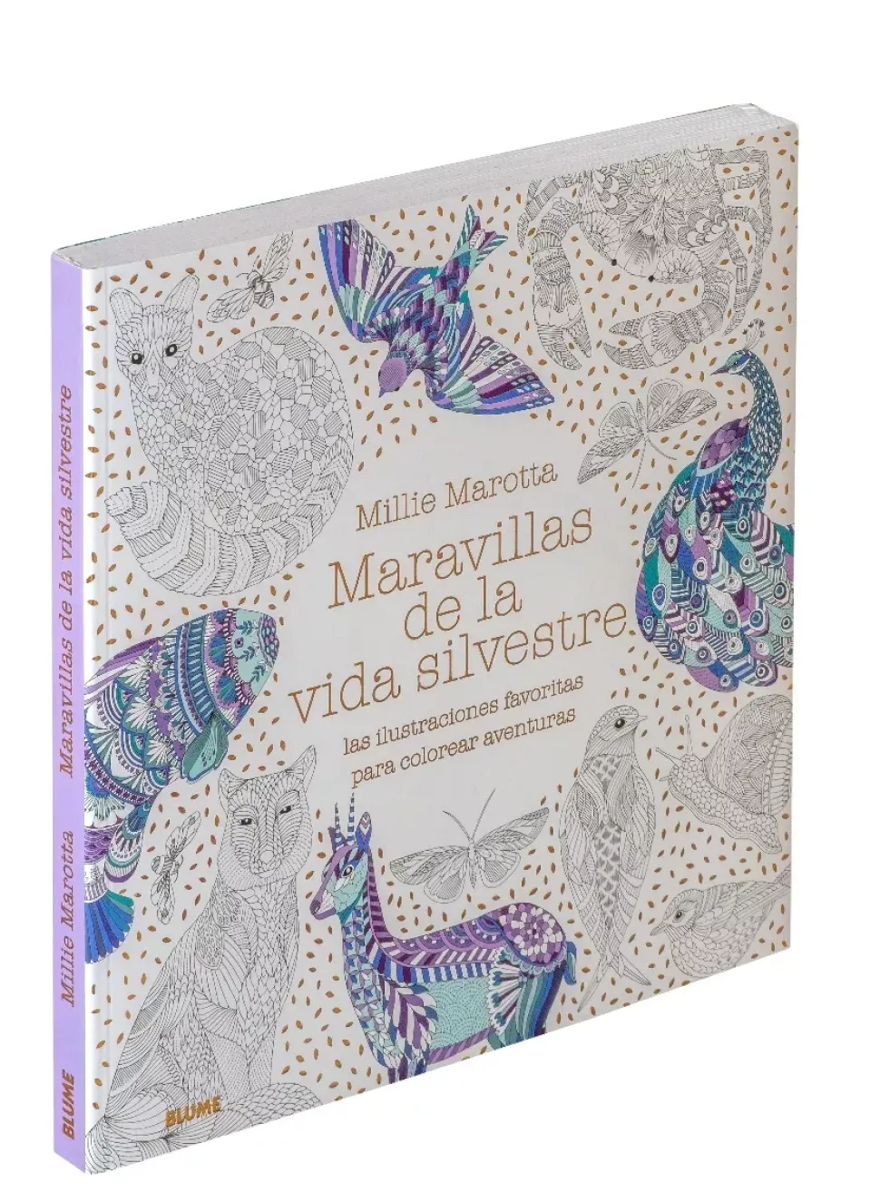 Libro para colorear Maravillas de la vida silvestre Blume