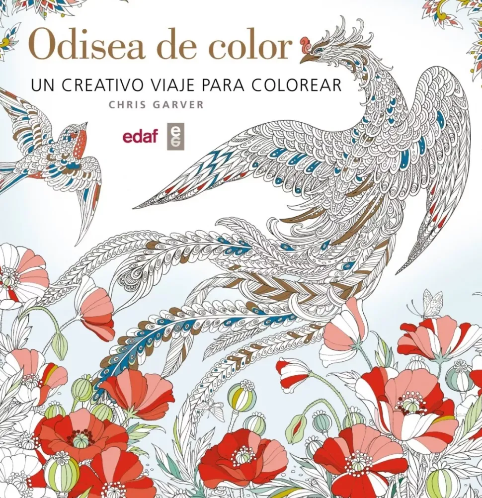 Libro para colorear Odisea de color Edaf