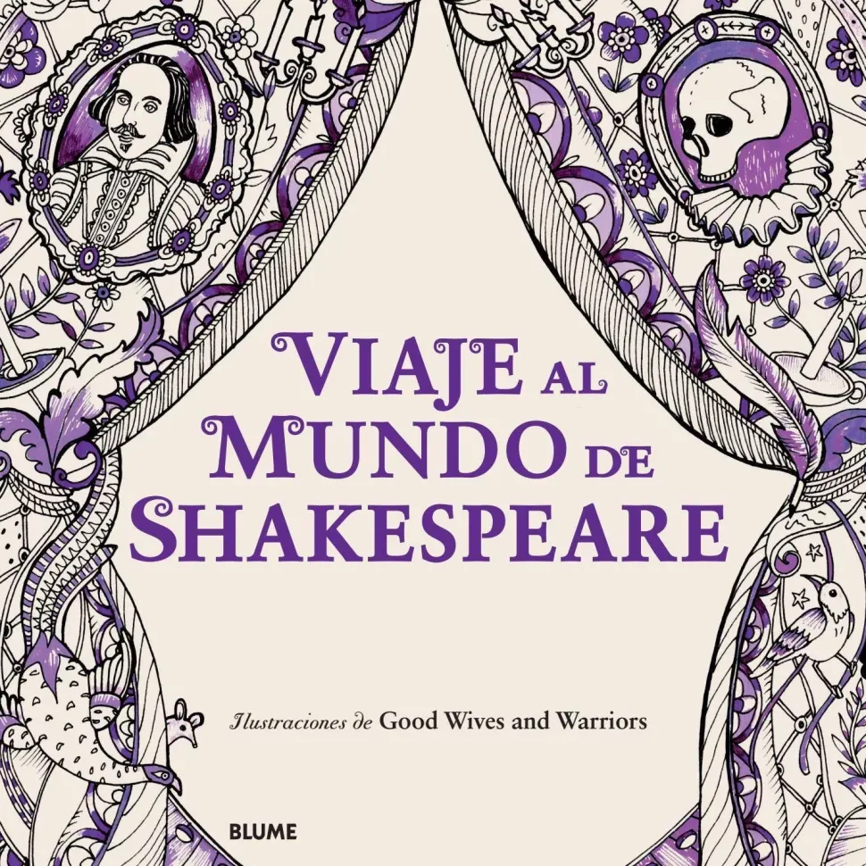 Libro para Colorear Viaje al mundo de Shakespeare Blume