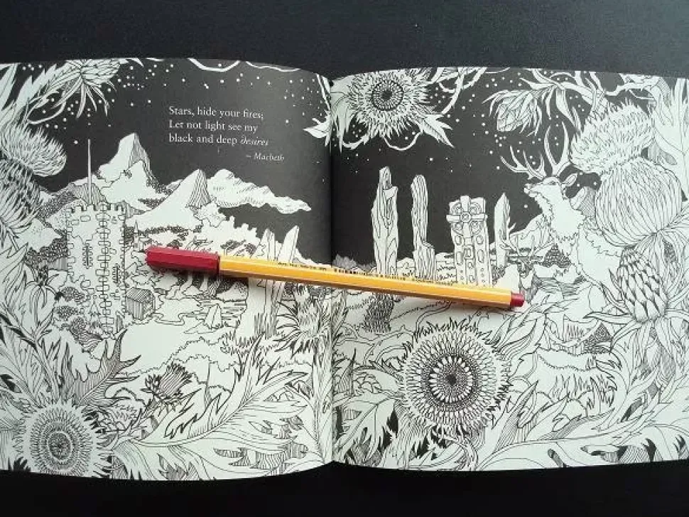 Libro para Colorear Viaje al mundo de Shakespeare Blume