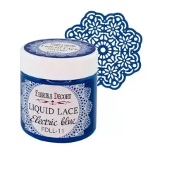 Liquid Lace Azul Eléctrico Fabrika Decoru 150ml