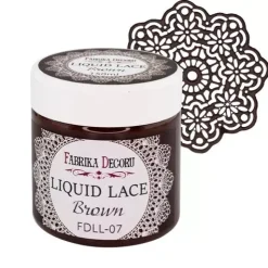 Liquid Lace Marrón Fabrika Decoru 150ml