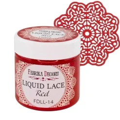 Liquid Lace Rojo Fabrika Decoru 150ml
