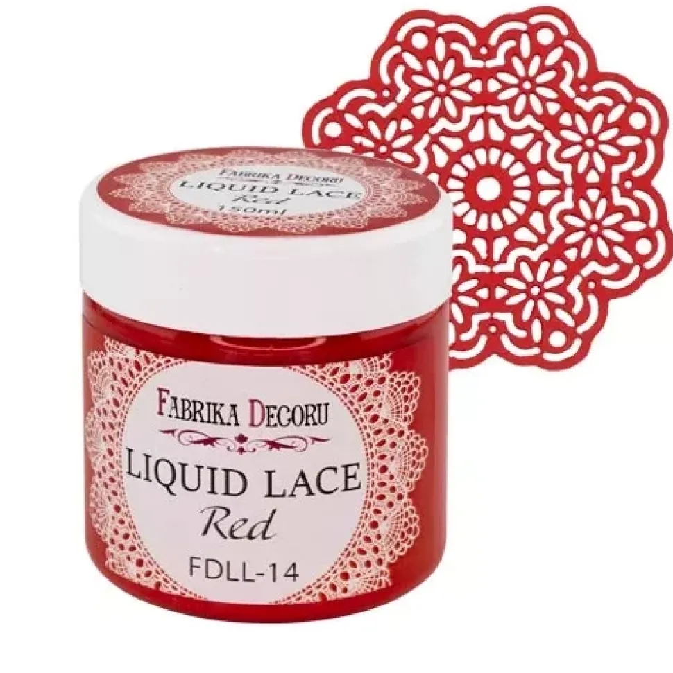 Liquid Lace Rojo Fabrika Decoru 150ml