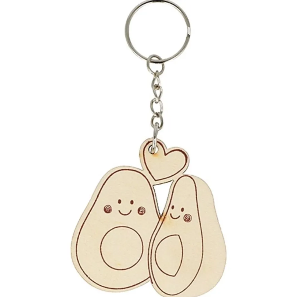 Llavero de madera Aguacate Vitamines Artemio