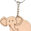 Llavero de Madera Elefante Safari Artemio