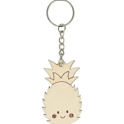 Llavero de madera Piña Vitamines Artemio