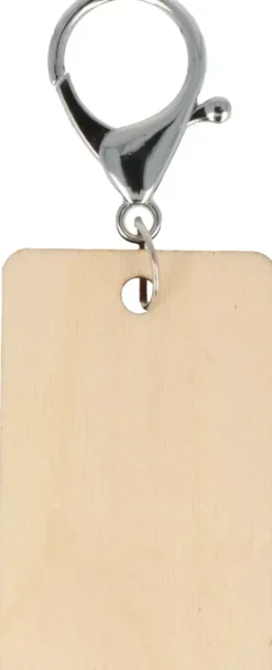 Llavero de madera Rectangular Artemio