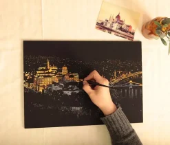 Lámina rascable Vista de Budapest