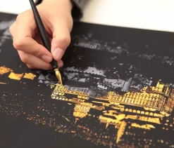 Lámina rascable Vista de Budapest