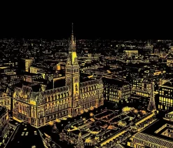 Lámina rascable Vista de Hamburgo