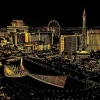 Lámina rascable Vista de Las Vegas