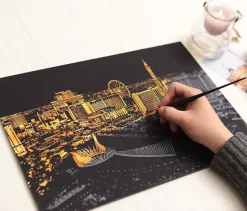 Lámina rascable Vista de Las Vegas