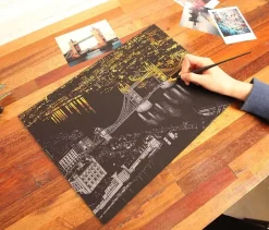 Lámina rascable Vista de Londres