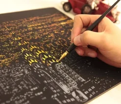 Lámina rascable Vista de Nueva York