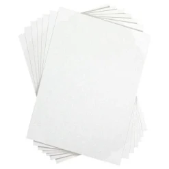 Láminas adhesivas con glitter Blanco Silhouette