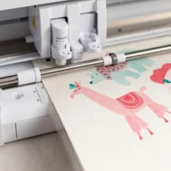 Láminas adhesivas con glitter Blanco Silhouette