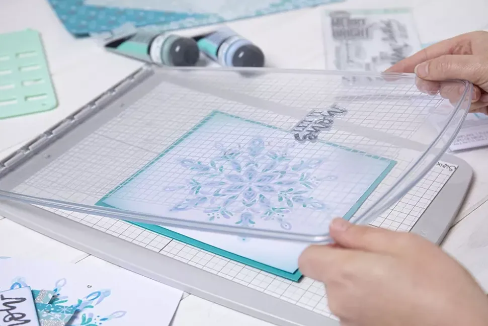 Láminas Adhesivas Cuadriculadas Para Stencil & Stamp Tool Sizzix