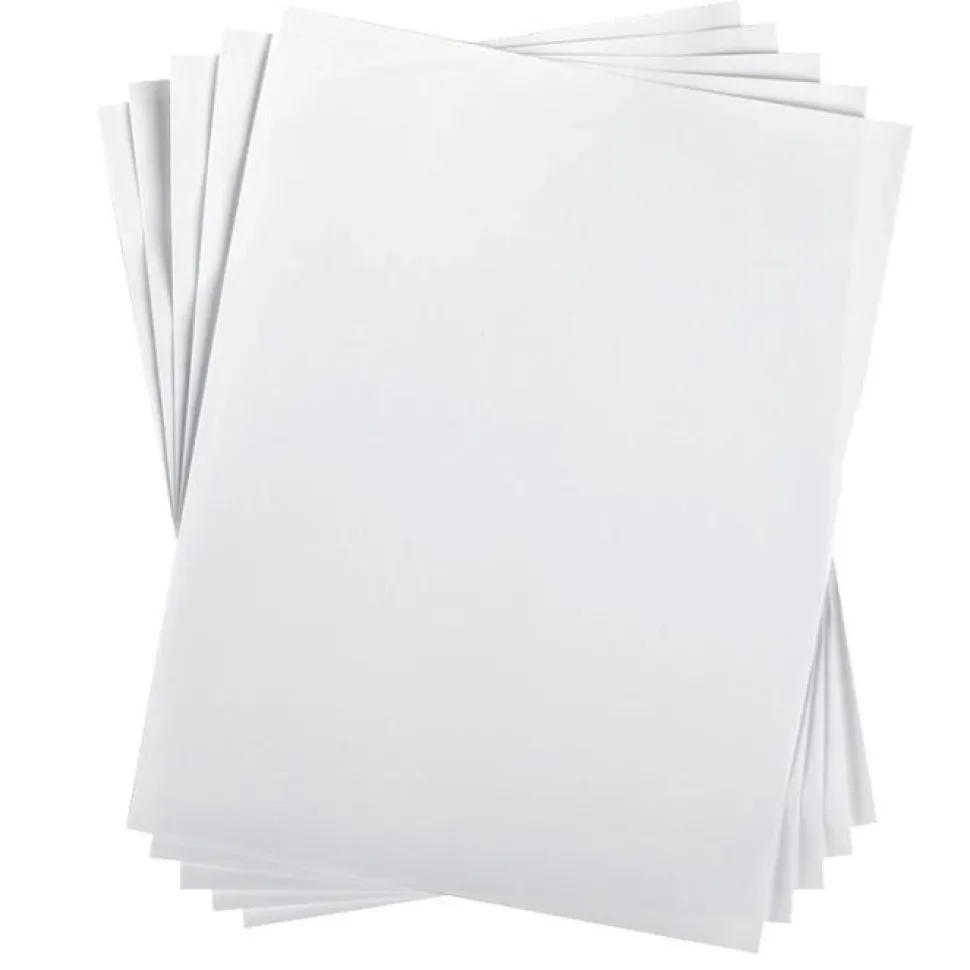 Láminas de pegatinas de ventana Blanco Silhouette