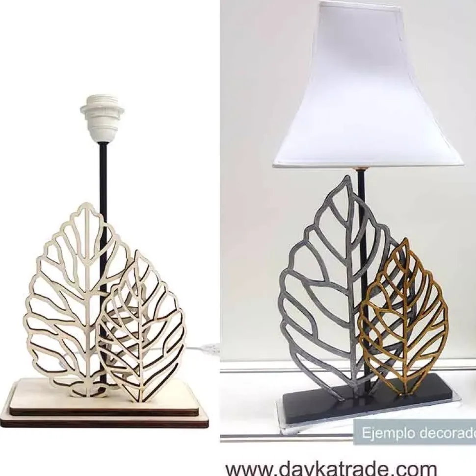 Lámpara De Dos Hojas Dayka
