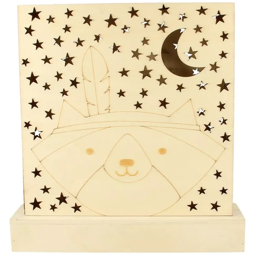 Lámpara de madera Totem Artemio