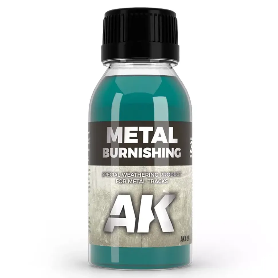Líquido para bruñir Metal Burnishing AK Interactive 100ml