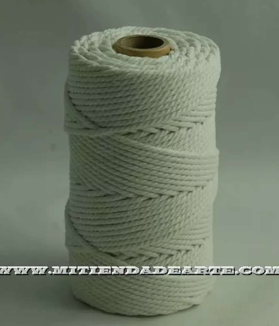 Macramé de algodón