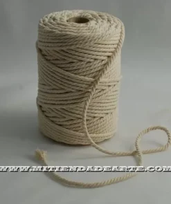 Macramé de algodón