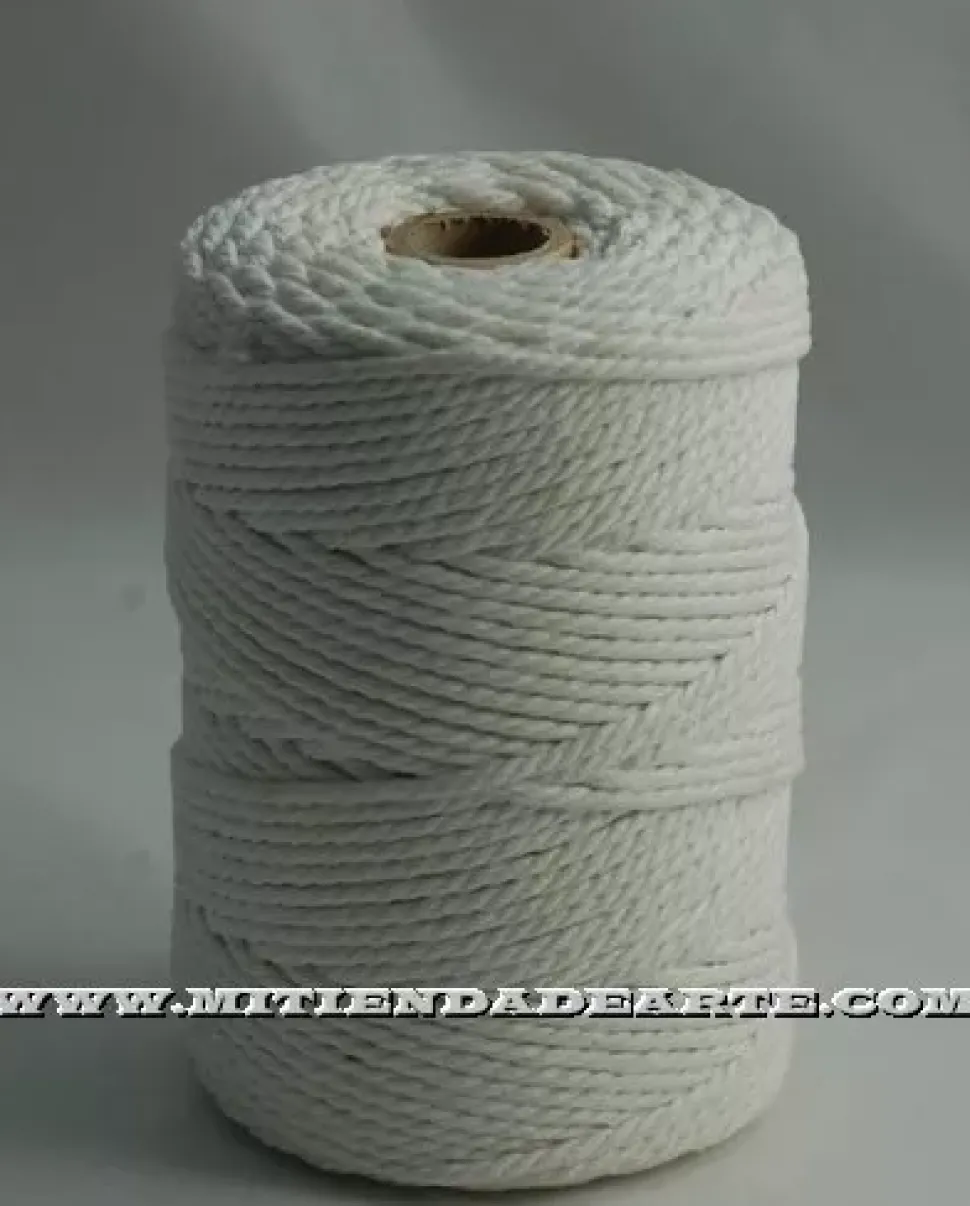 Macramé de algodón