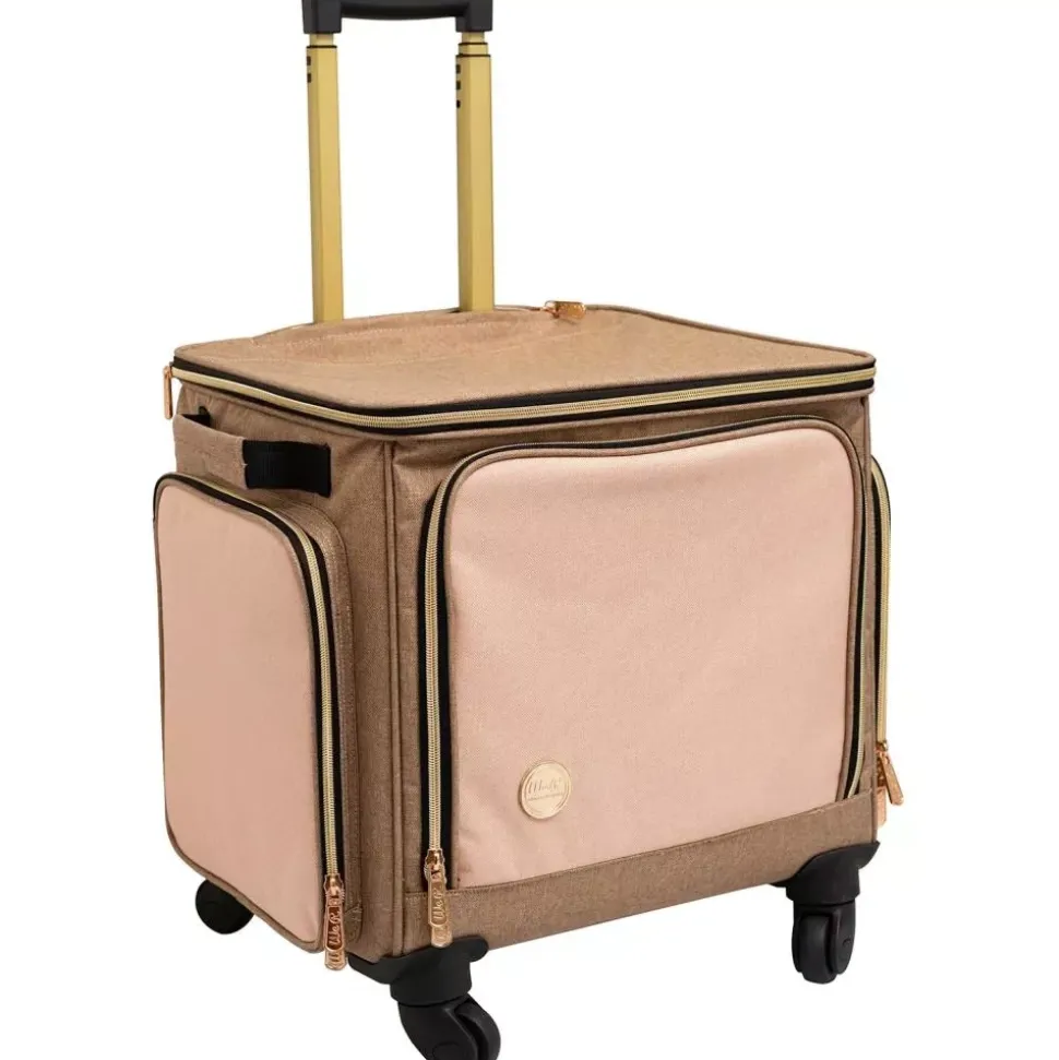Maleta Rolling Bag - Pink & Taupe We R Memory Keepers