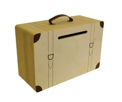 Maleta urna de madera