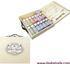 Maletín 14 Pinturas Acrílicas Maletín de Artista Dayka