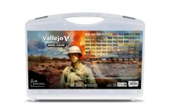 Maletín 80 pinturas modelismo 253 Militar Model Color Vallejo 18ml