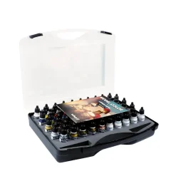 Maletín 80 pinturas modelismo 252 Básico Model Color Vallejo 18ml