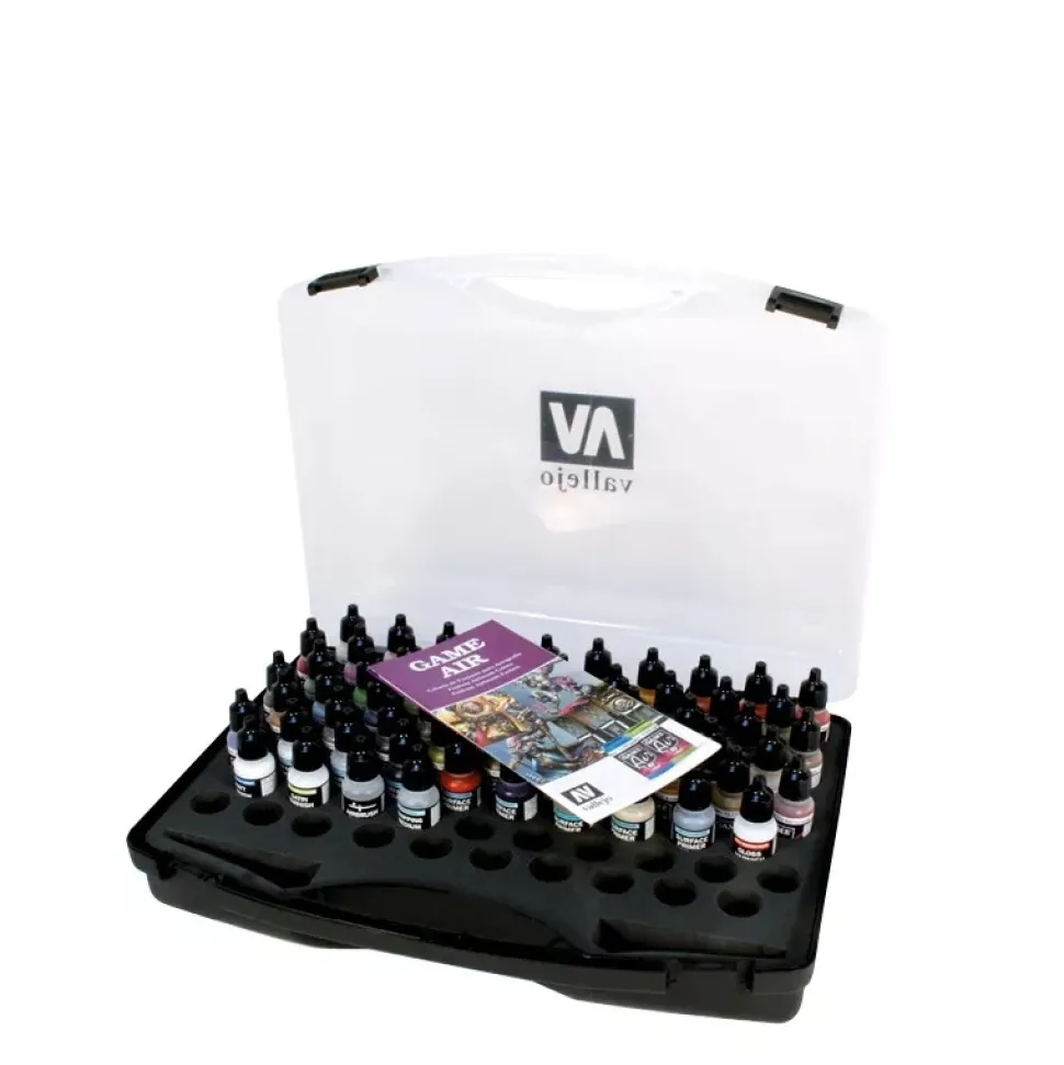 Maletín 64 pinturas modelismo 872 Game Air Vallejo 17ml