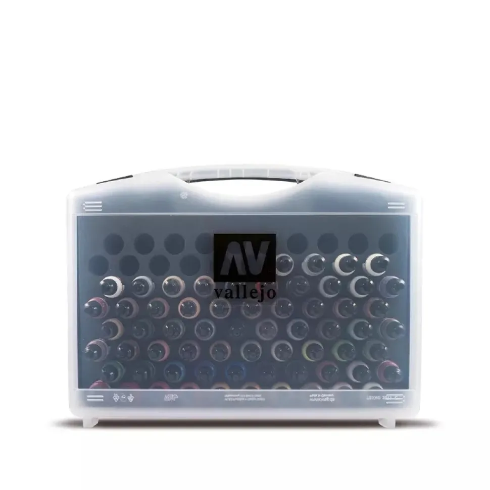 Maletín 64 pinturas modelismo 872 Game Air Vallejo 17ml