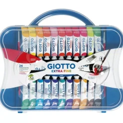Maletín 24 Tubos Témpera Extra Fina Giotto